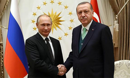 Putin y Erdogan inauguran las obras de la primera central nuclear turca